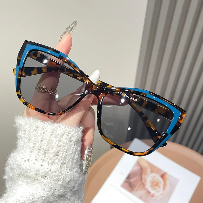 Color Block Personality Sunglasses