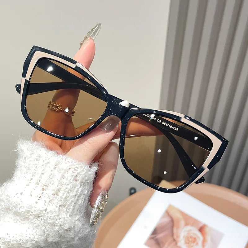 Color Block Personality Sunglasses