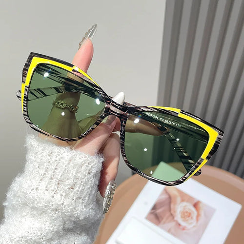 Color Block Personality Sunglasses