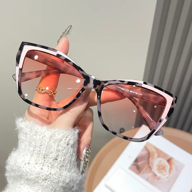 Color Block Personality Sunglasses